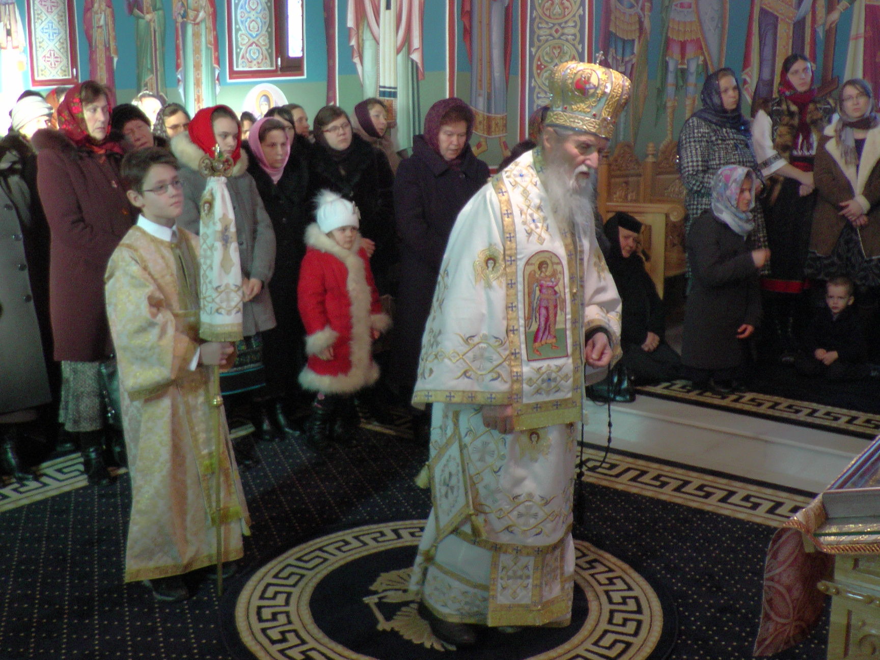 Liturghie arhierească la Mănăstirea Bogdana