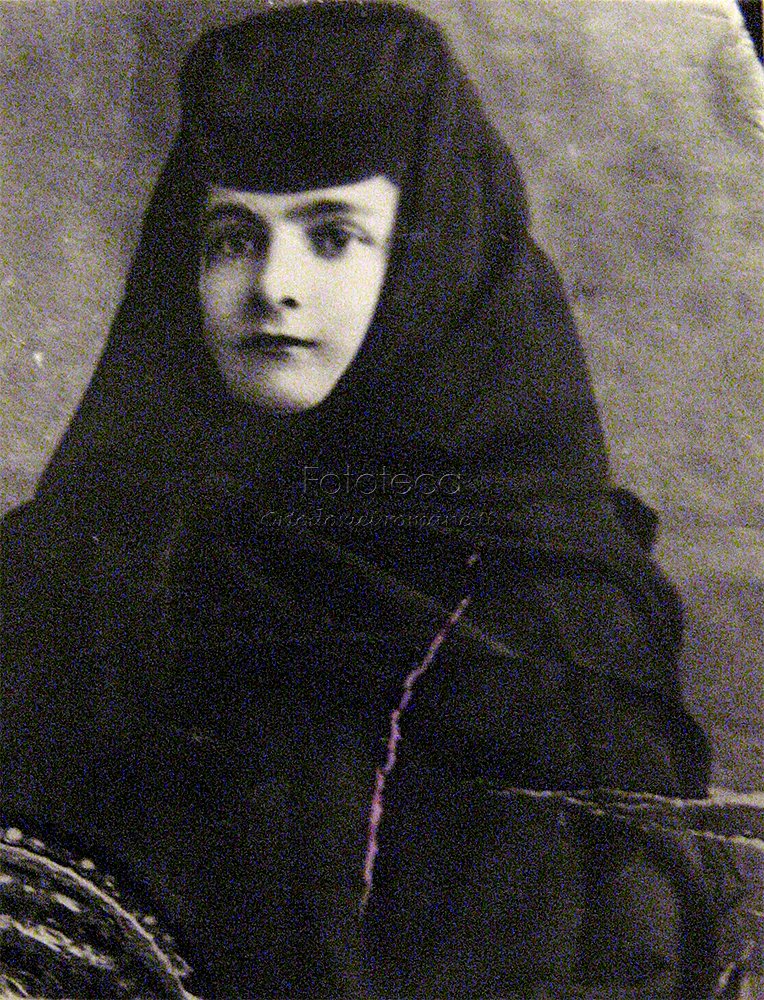 Schimonahia Melania Mincu, la intrarea în viața monahală / Foto: fototecaortodoxiei.ro Schimonahia Melania Mincu