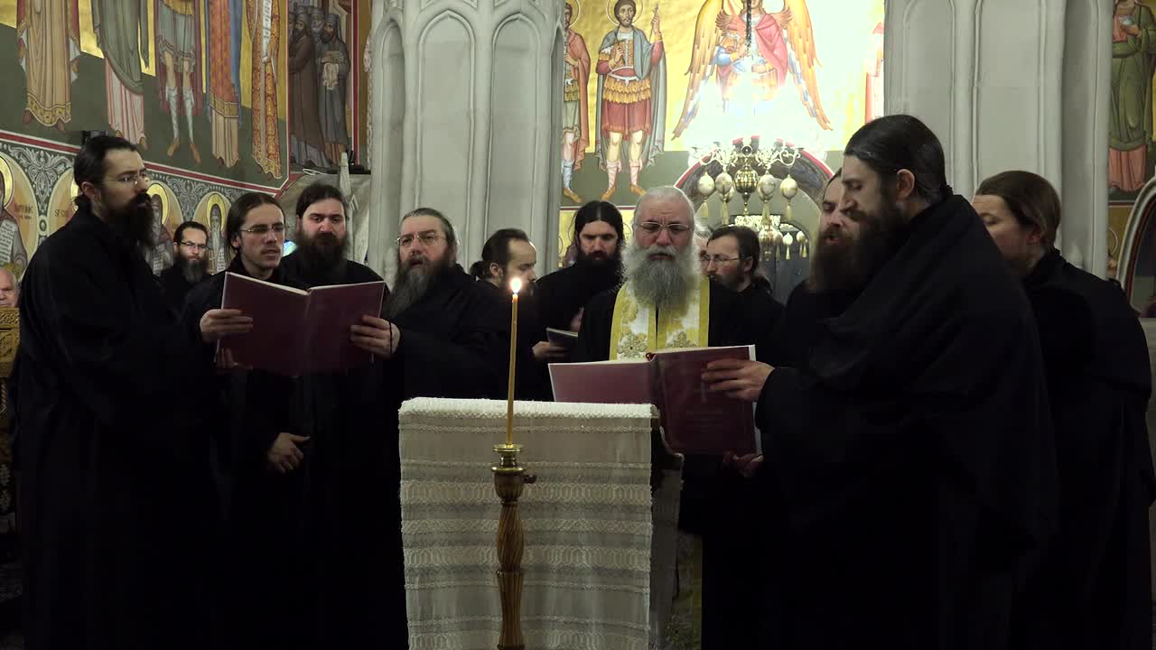 Slava de la Ceasul IX - Sărbătoarea Botezului Domnului | Corul Mănăstirii Putna