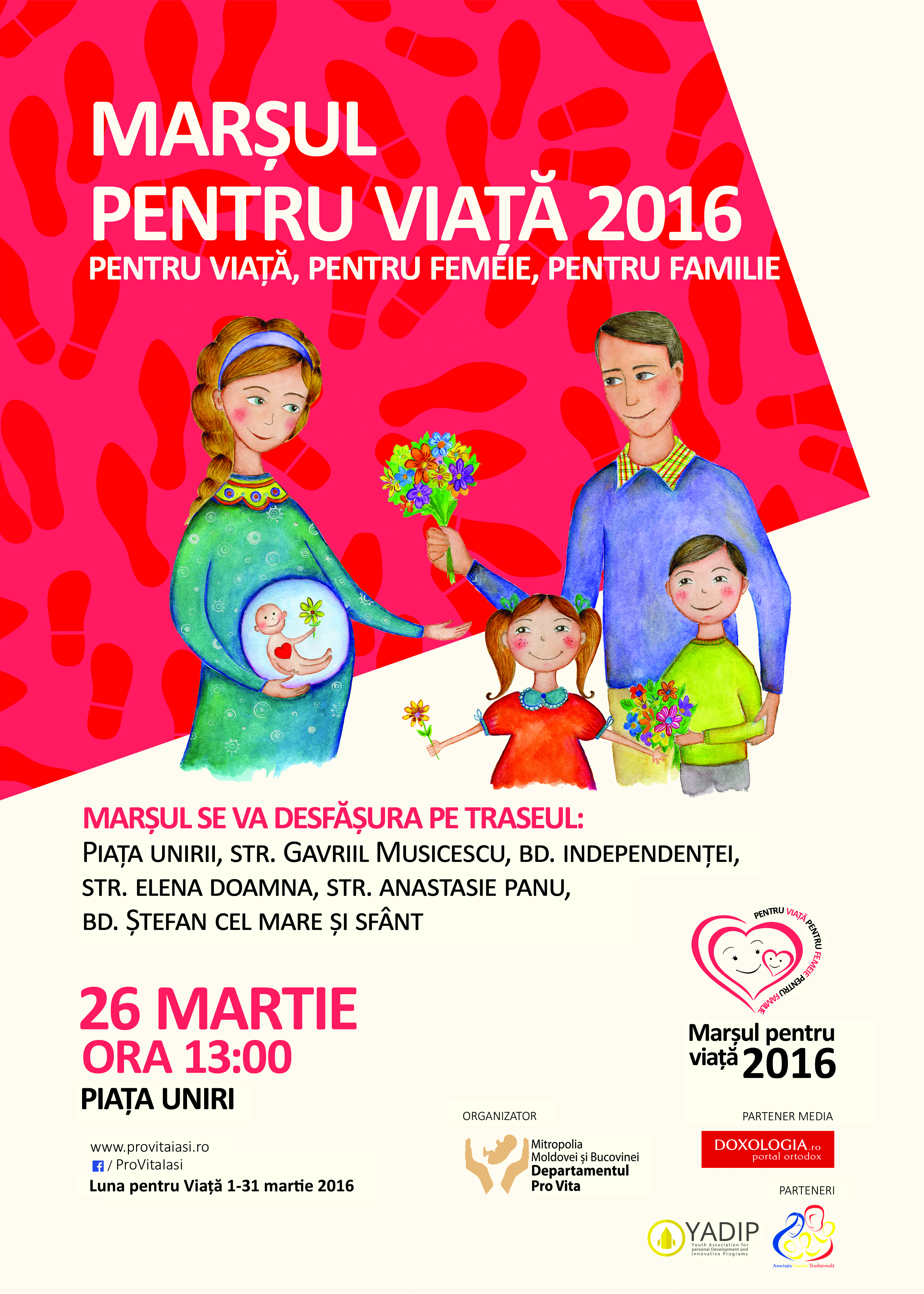 Luna pentru viaţă 2016, în Arhiepiscopia Iaşilor