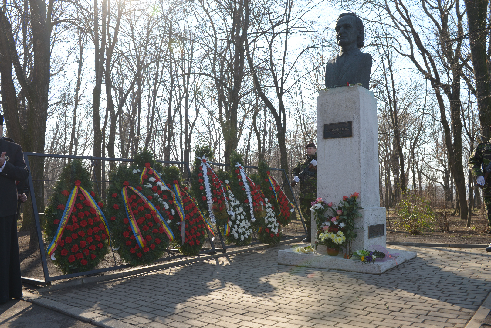 Foto: Constantin Comici Grigore Vieru, comemorat la Iași