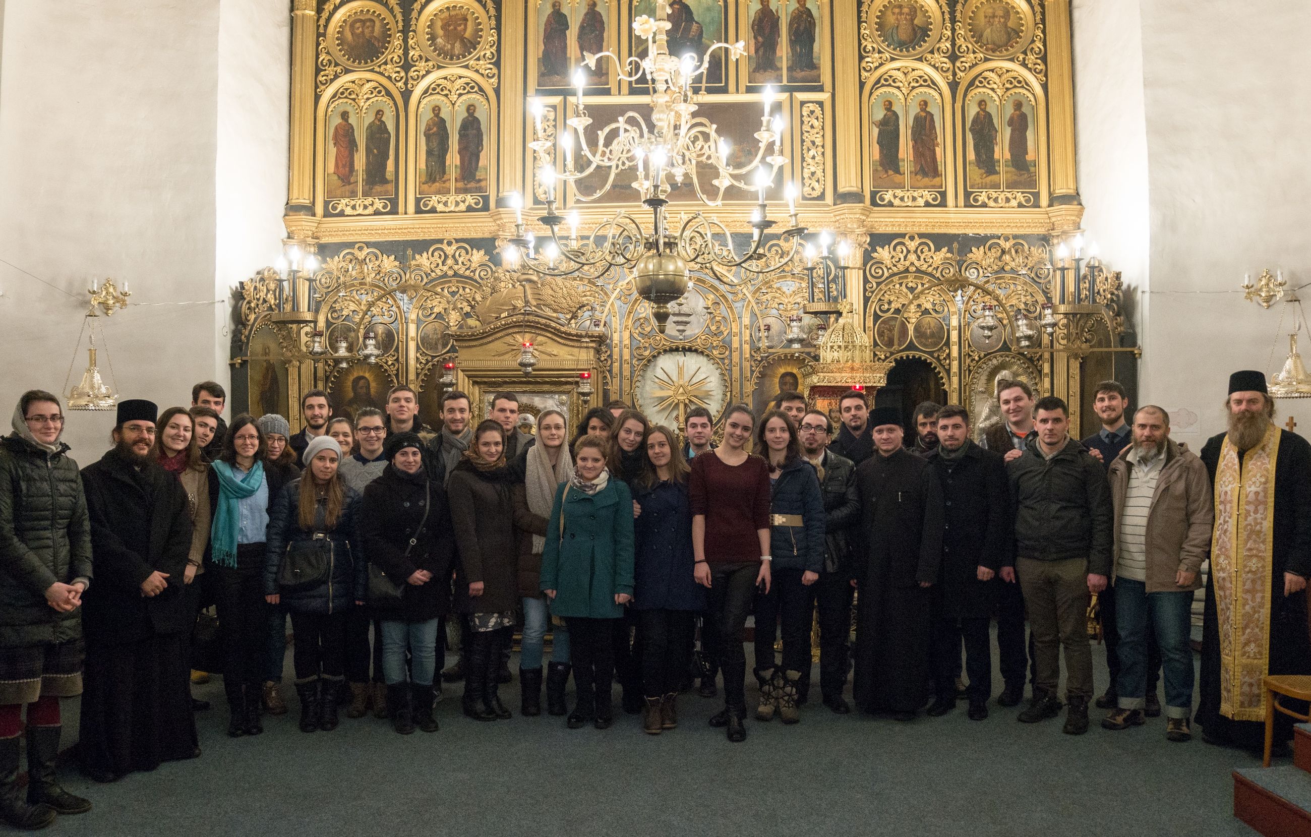 Priveghere a studenţilor la sărbătoarea Sf. Ierarh şi Mucenic Policarp al Smirnei