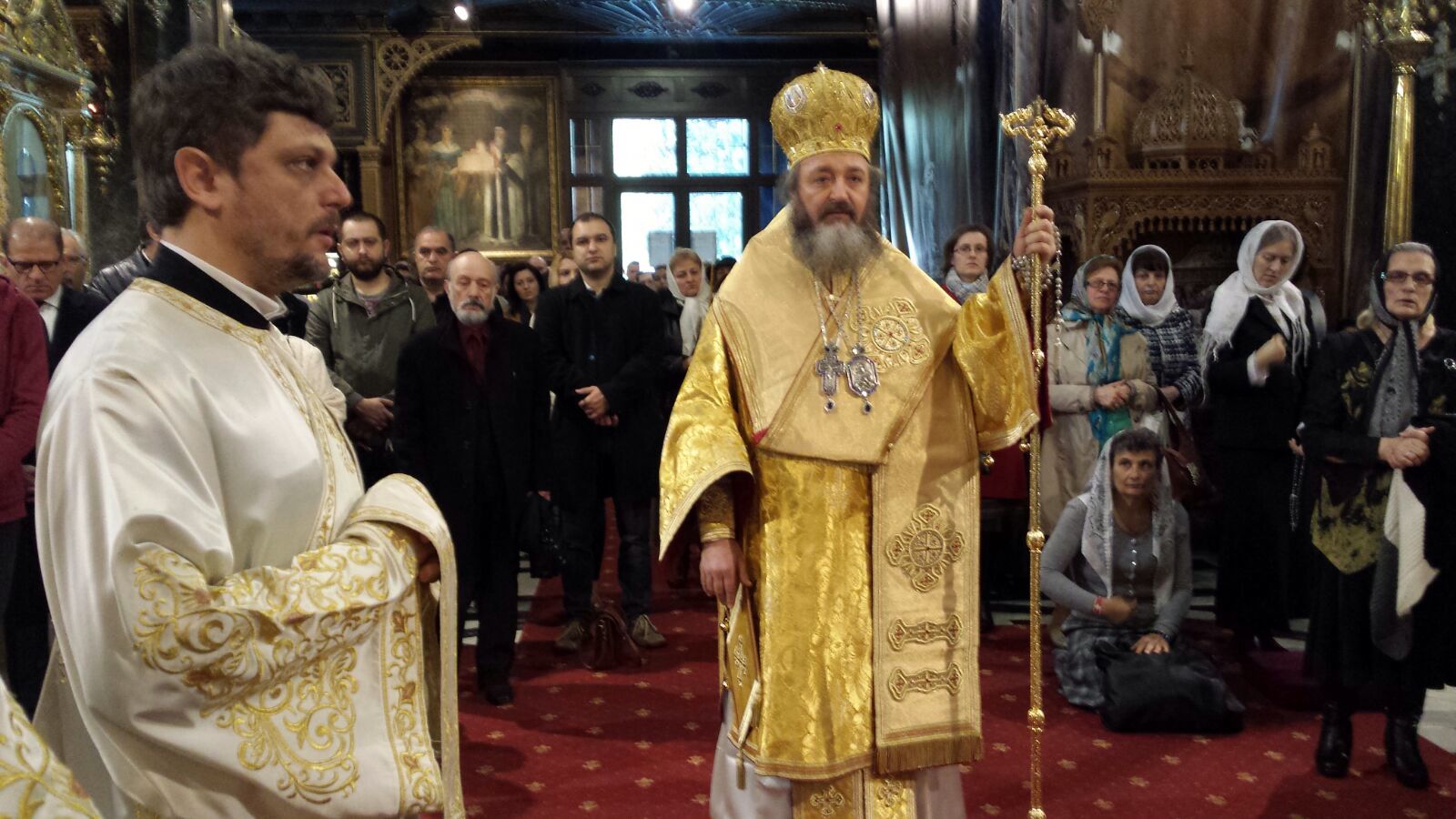 Liturghie arhierească la Biserica „Domniţa Bălaşa” din Bucureşti