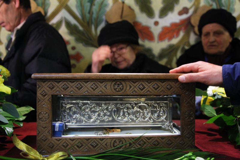 Brâul Maicii Domnului a fost adus la Sibiu