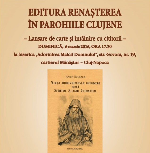 Prezentare de carte în cadrul proiectului „Editura Renașterea în parohiile clujene” Prezentare de carte în cadrul proiectului „Editura Renașterea în parohiile clujene”