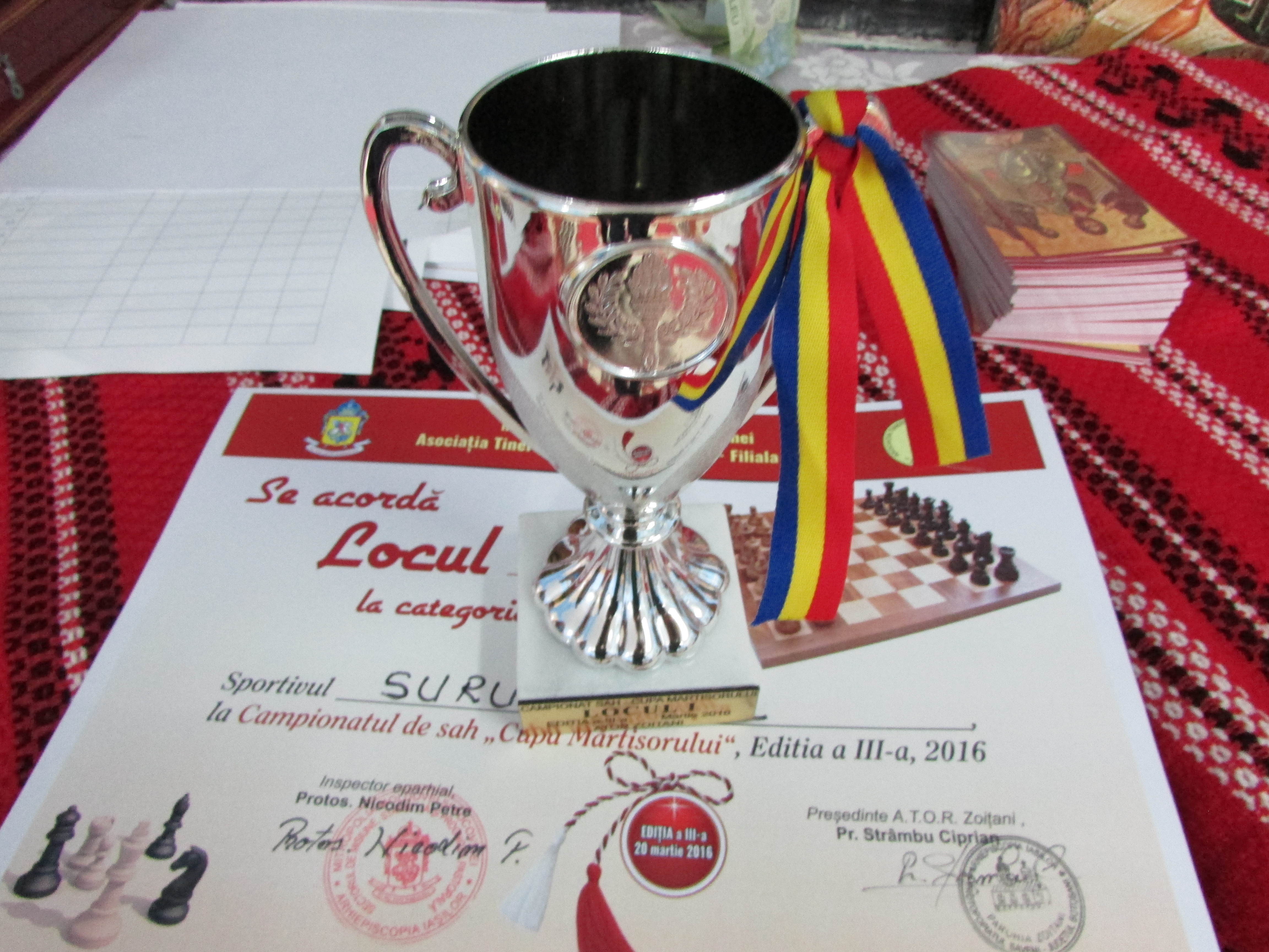 „Cupa Mărțișorului” - Campionat de șah, la cea de-a III-a ediție