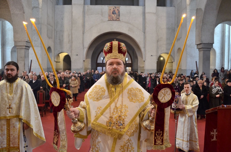 Preasfinţitul Sofronie şi-a sărbătorit ocrotitorul spiritual