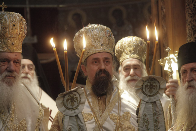 Hirotonia noului Mitropolit de Karpenision, în Atena