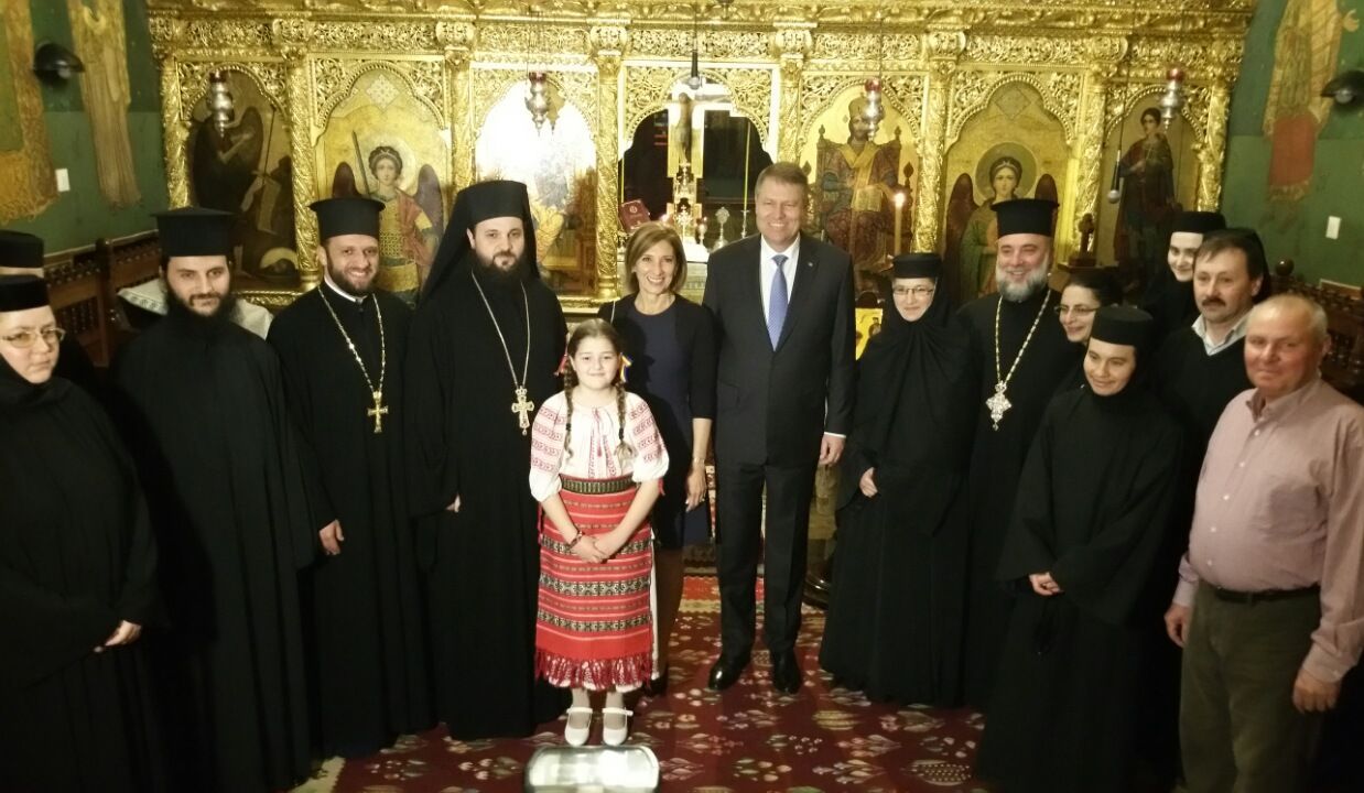 Preşedintele României a vizitat Reprezentanța Bisericii Ortodoxe Române de la Ierusalim, Iordan și Ierihon