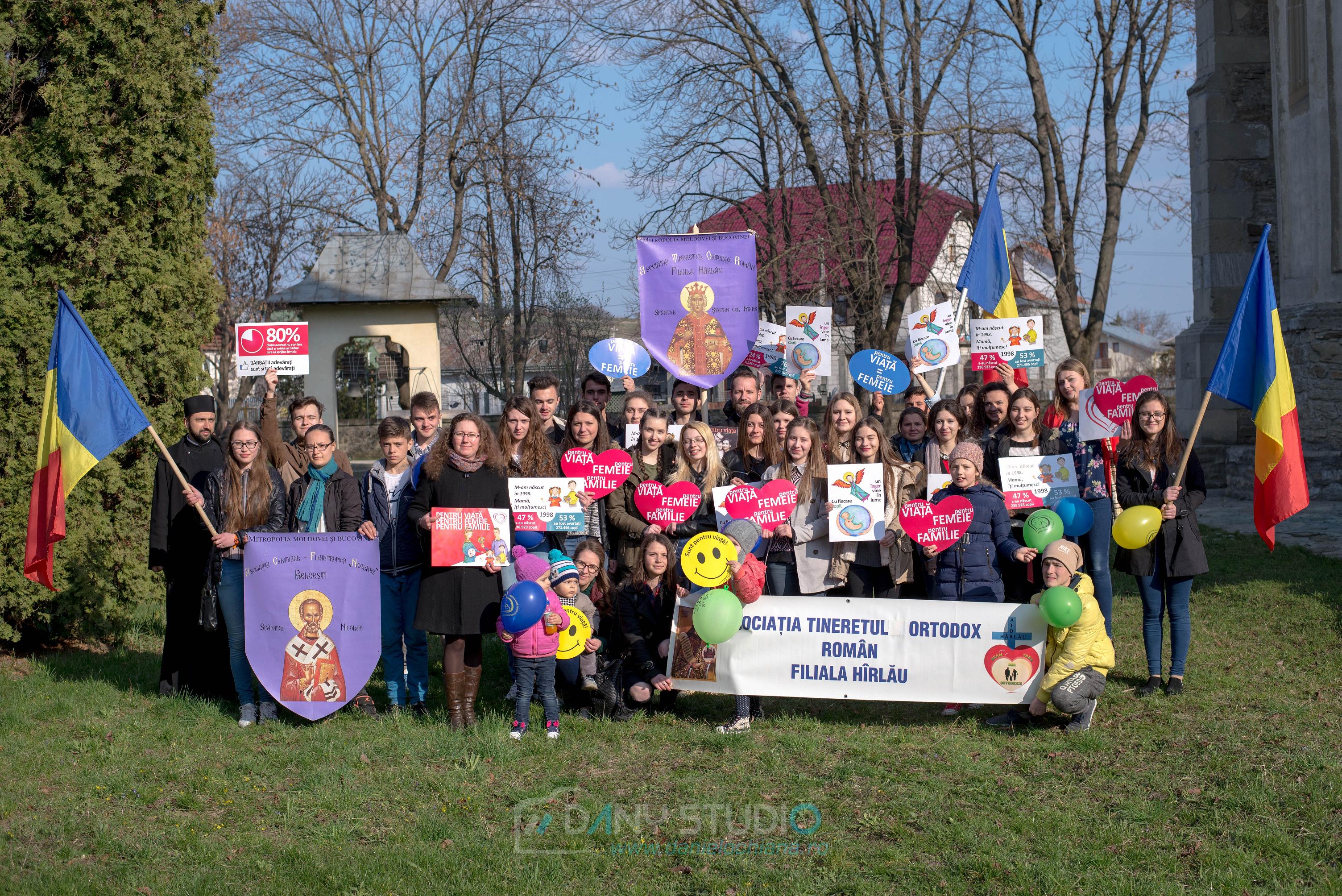 Oraşul Hârlău susţine viaţa, femeia şi familia