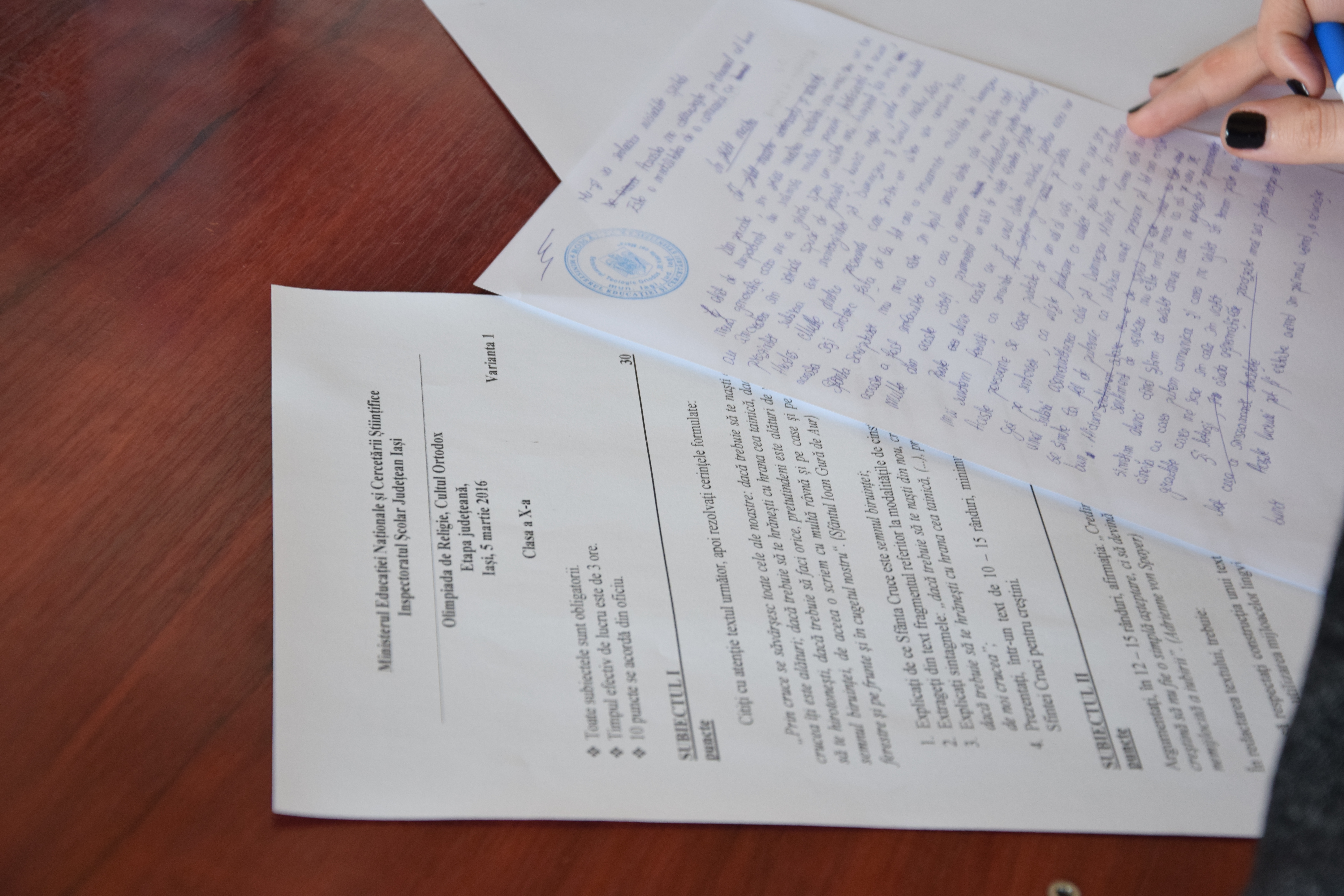 Prezență numeroasă la faza județeană a Olimpiadei de Religie