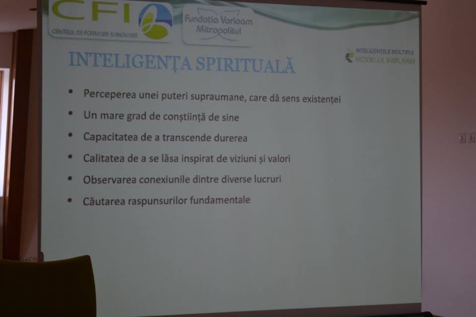 Training-ul „Inteligențe multiple”, pentru membrii Colegiului „Sfântul Nicolae”