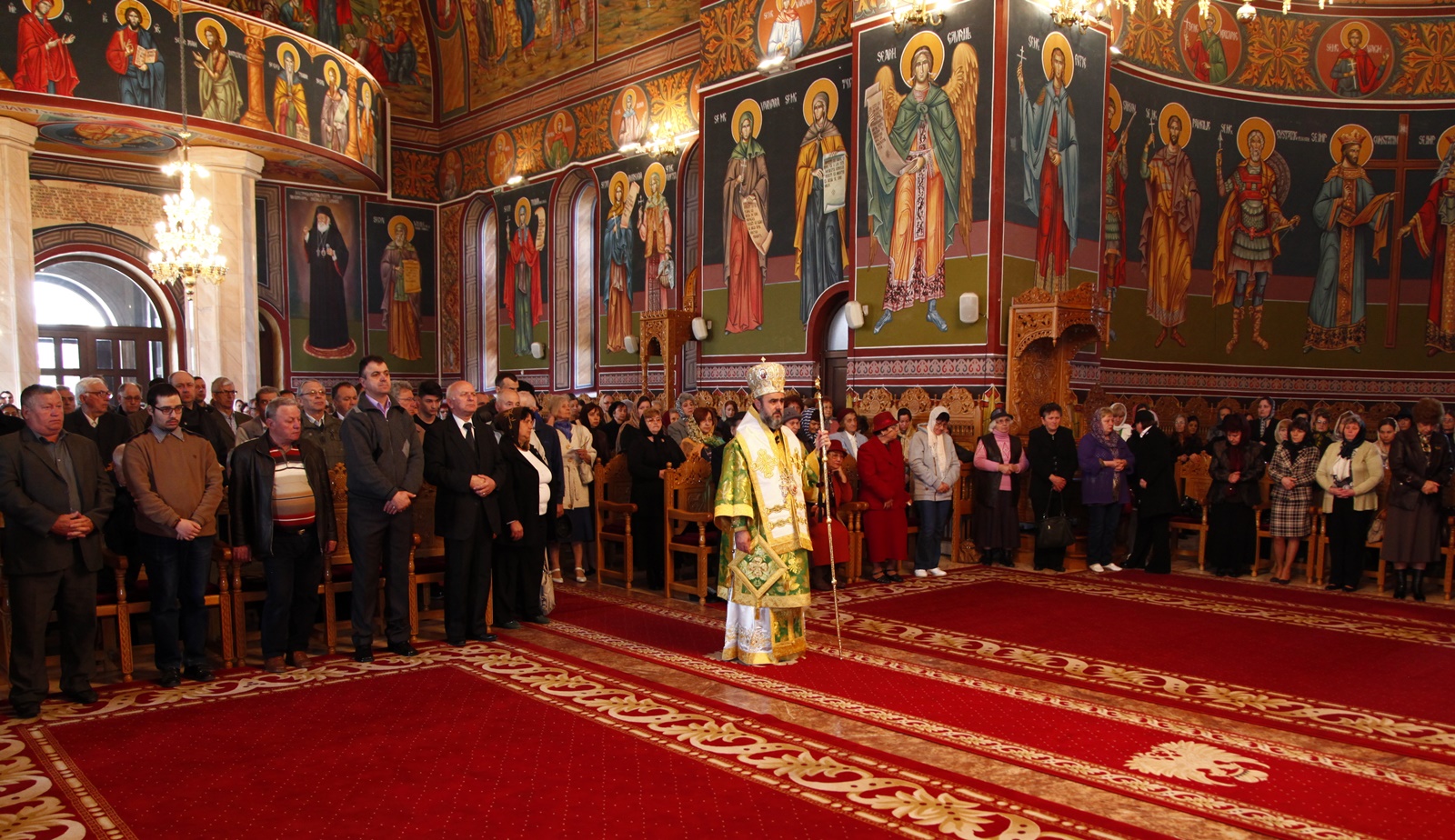 Duminica Floriilor, la Catedrala Arhiepiscopală din Buzău