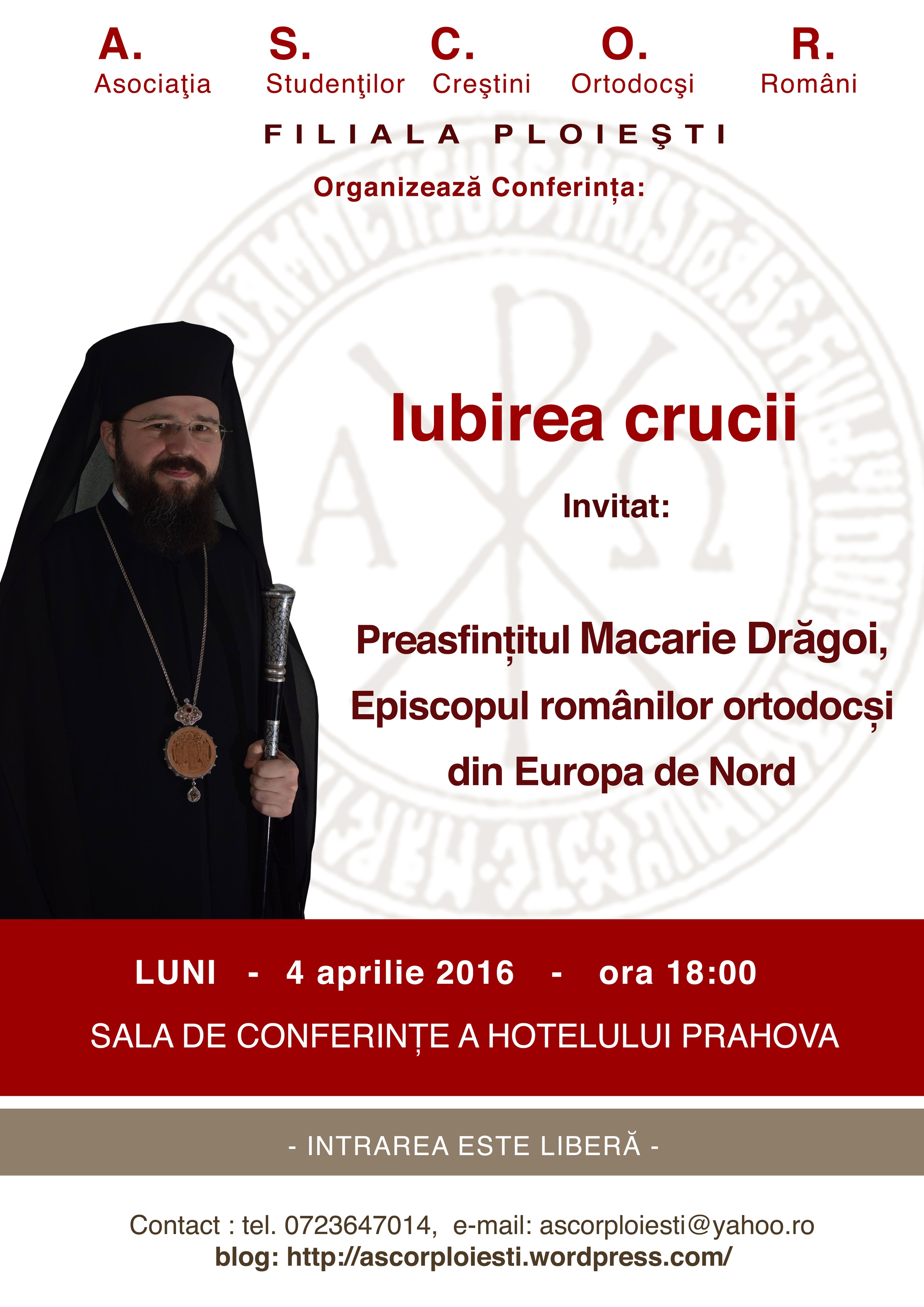 Episcopul Macarie Drăgoi al Europei de Nord se va întâlni cu tinerii la Ploiești și București Episcopul Macarie Drăgoi al Europei de Nord se va întâlni cu tinerii la Ploiești și București