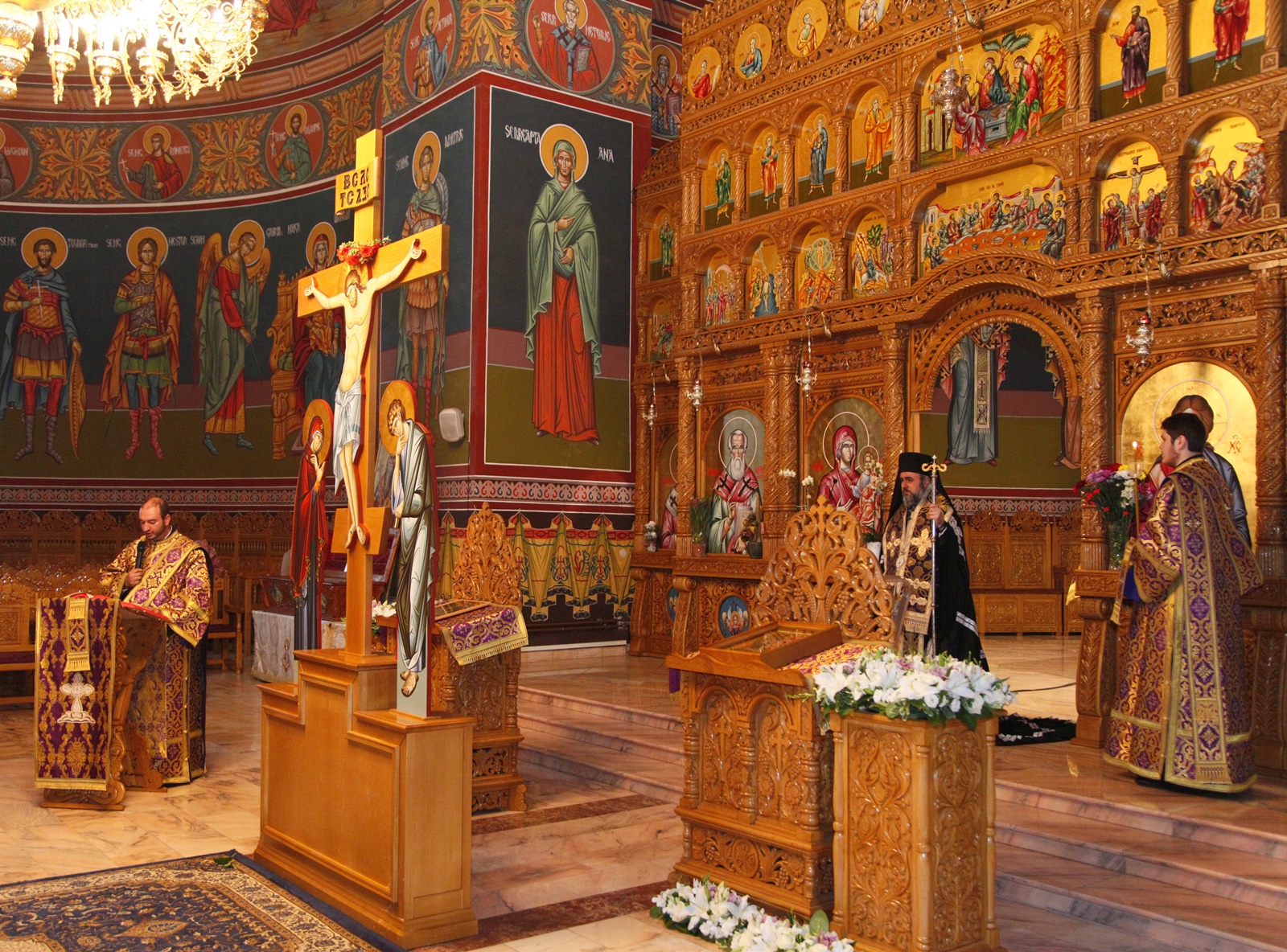 Vecernia scoaterii Sfântului Epitaf, la Catedrala „Înălțarea Domnului” din Buzău