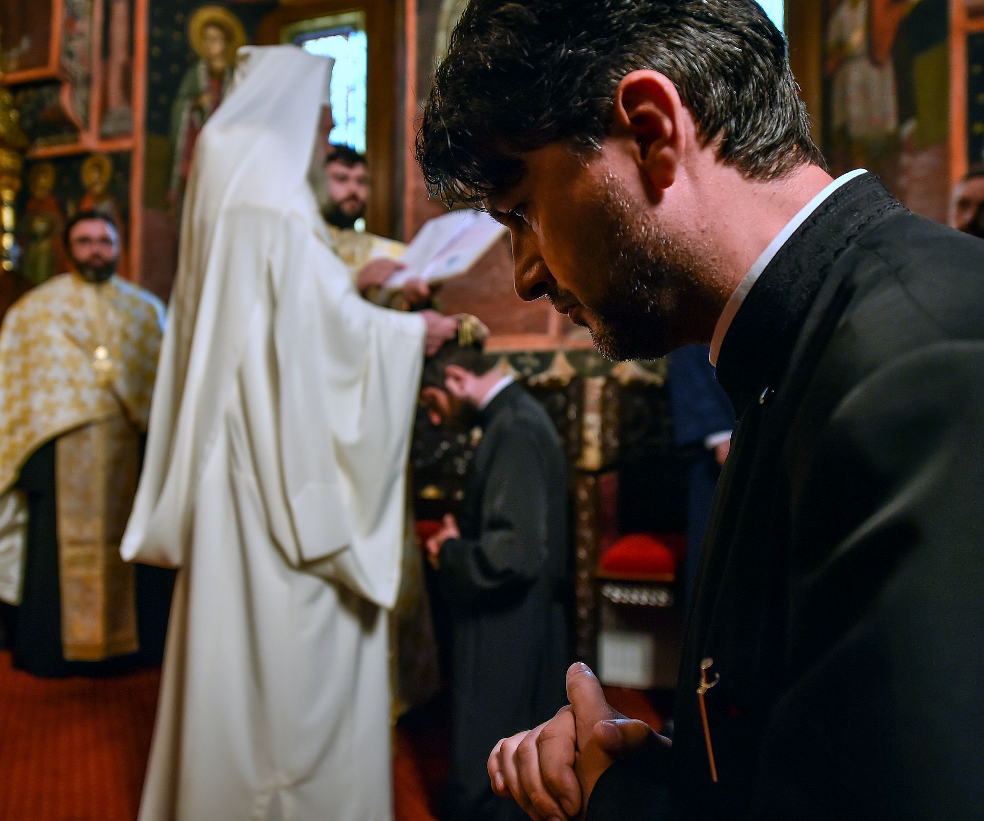 Hirotesii întru duhovnic, la Paraclisul istoric al Reşedinţei Patriarhale