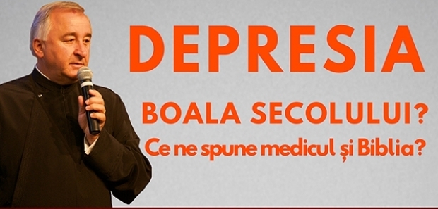 Depresia, boala secolului, dezbătută în conferință de părintele Stelian Tofană Depresia, boala secolului, dezbătută în conferință de părintele Stelian Tofană