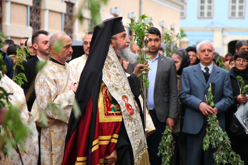 Procesiune în sâmbăta Floriilor, la Sibiu