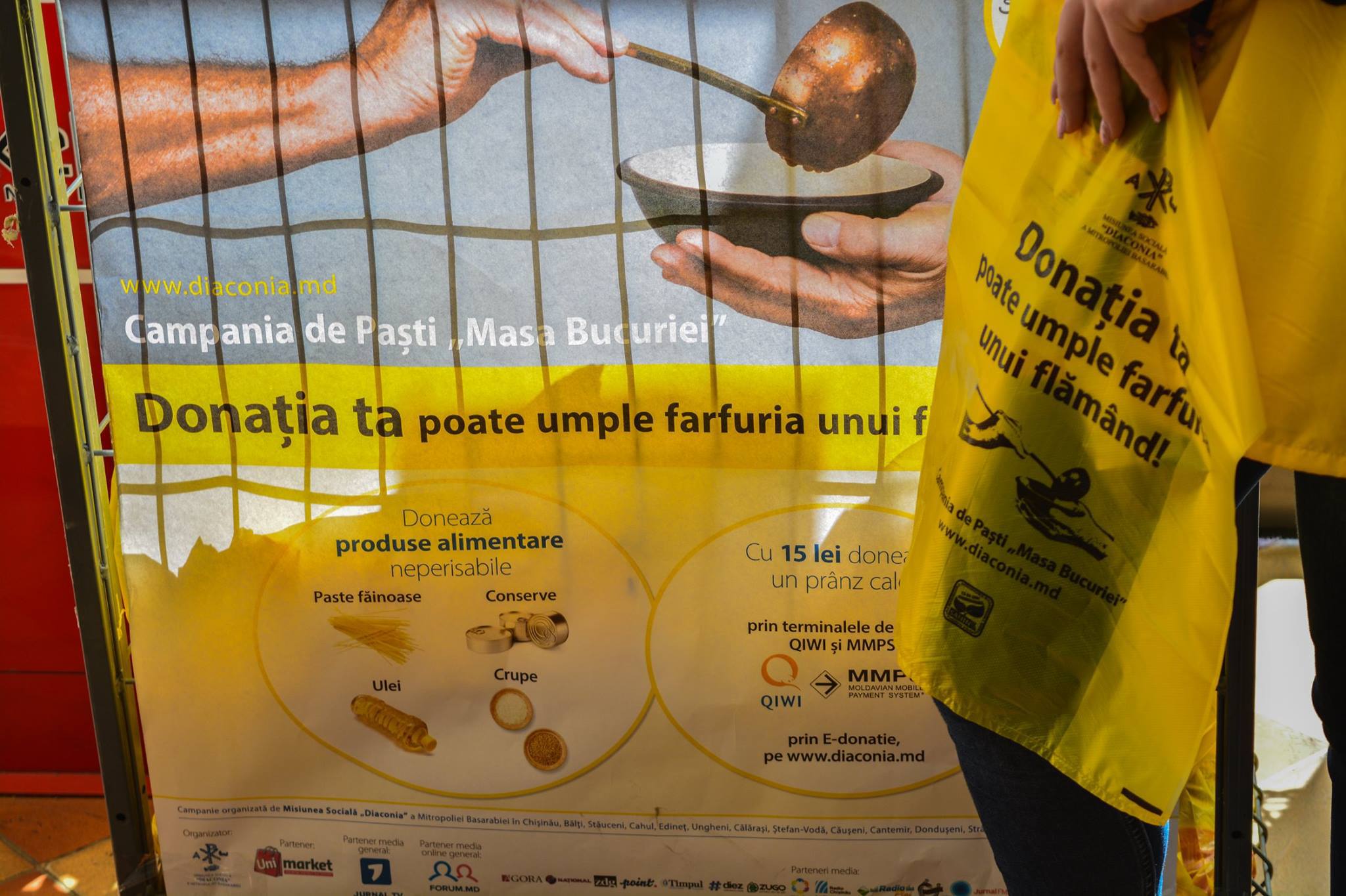 Peste 32 de tone de produse au fost donate în cadrul campaniei „Masa Bucuriei”