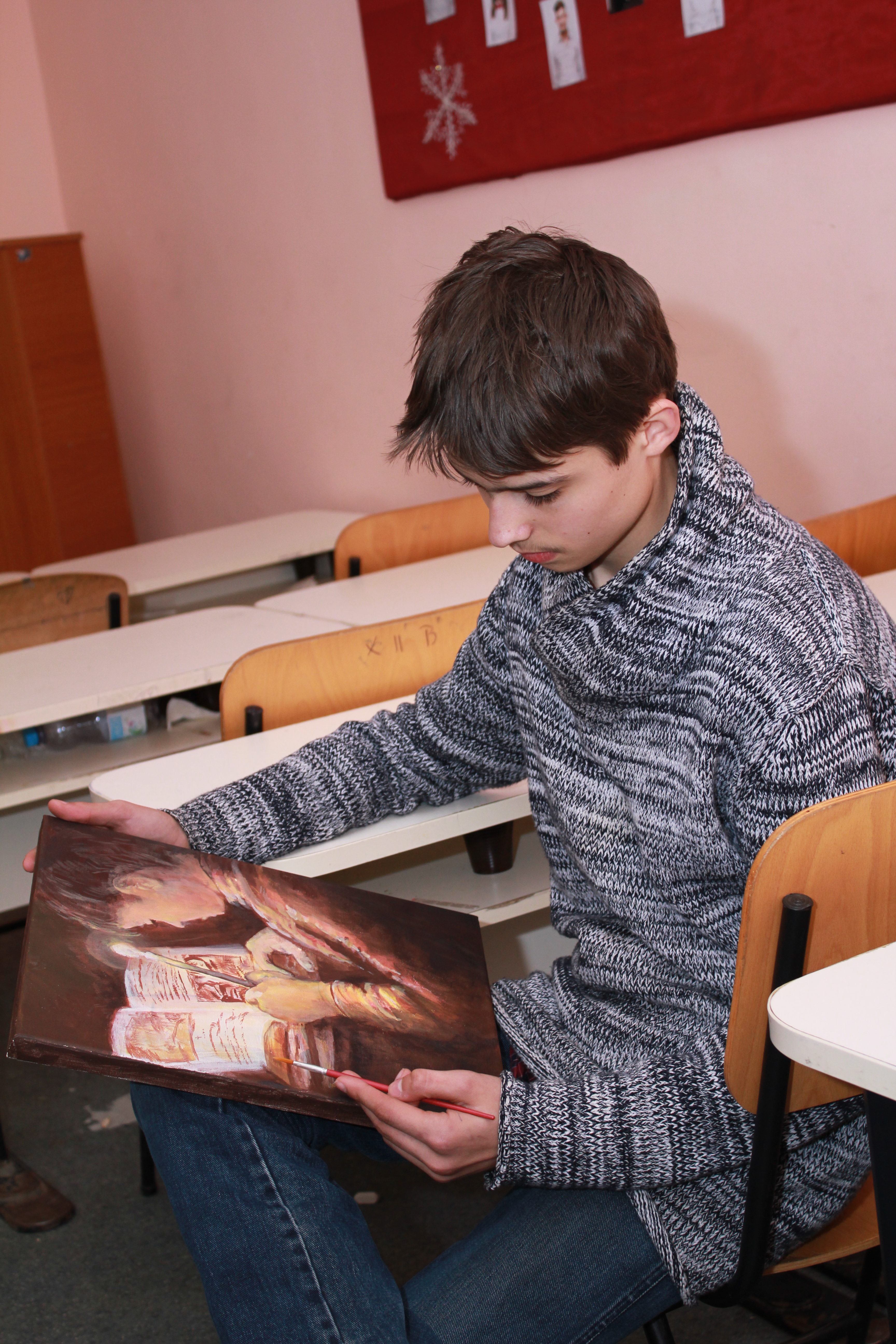 Pregătiri pentru Concursul „Biserica și Școala din sufletul meu”, la Seminarul Teologic Dorohoi