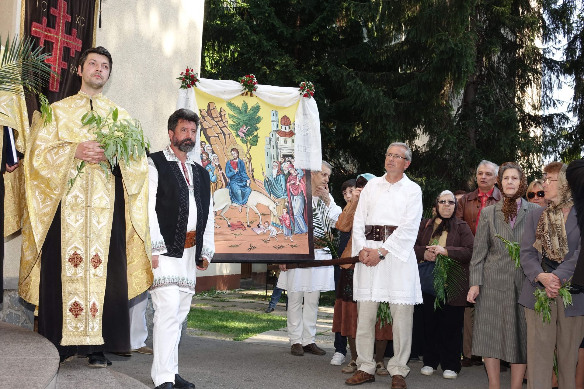 Pelerinaj în ajun de Florii, în municipiul Câmpina