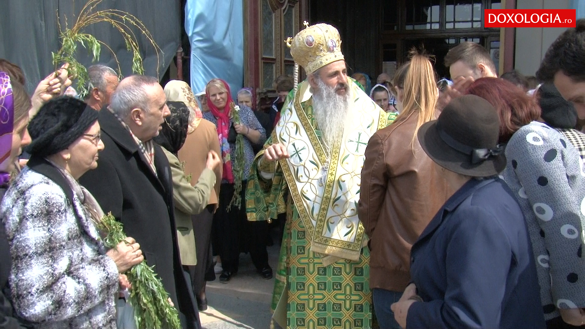 Duminica Floriilor la Catedrala Mitropolitană din Iași