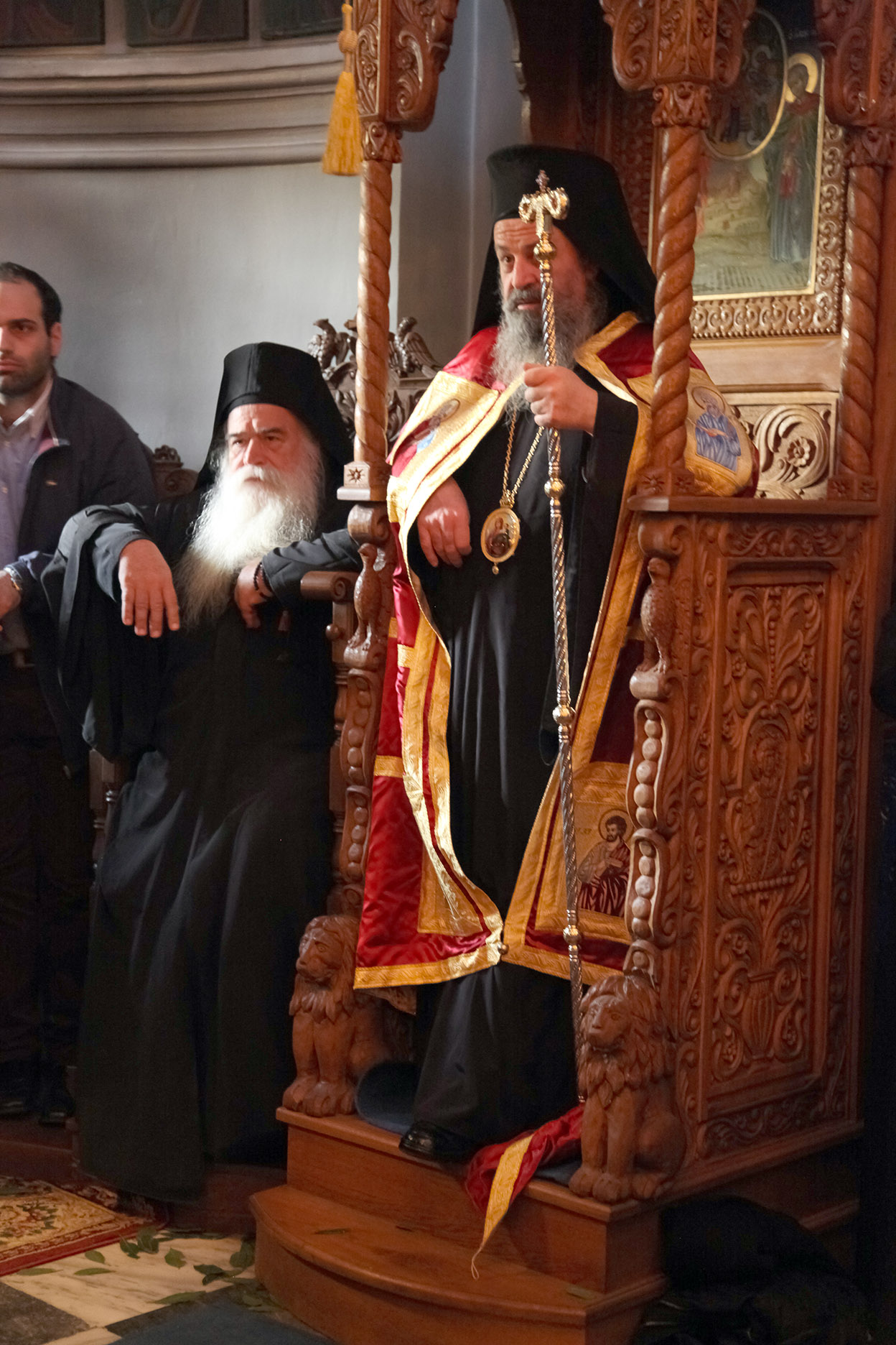 Corul „Byzantion“, în Muntele Athos la privegherea pentru hramul chiliei „Buna Vestire“ a Schitului Lacu