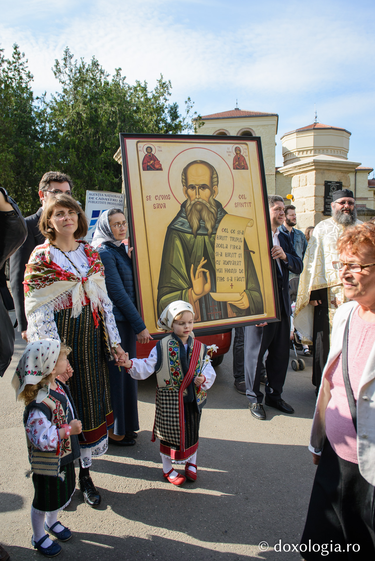 Procesiune în ajun de Florii la Iași