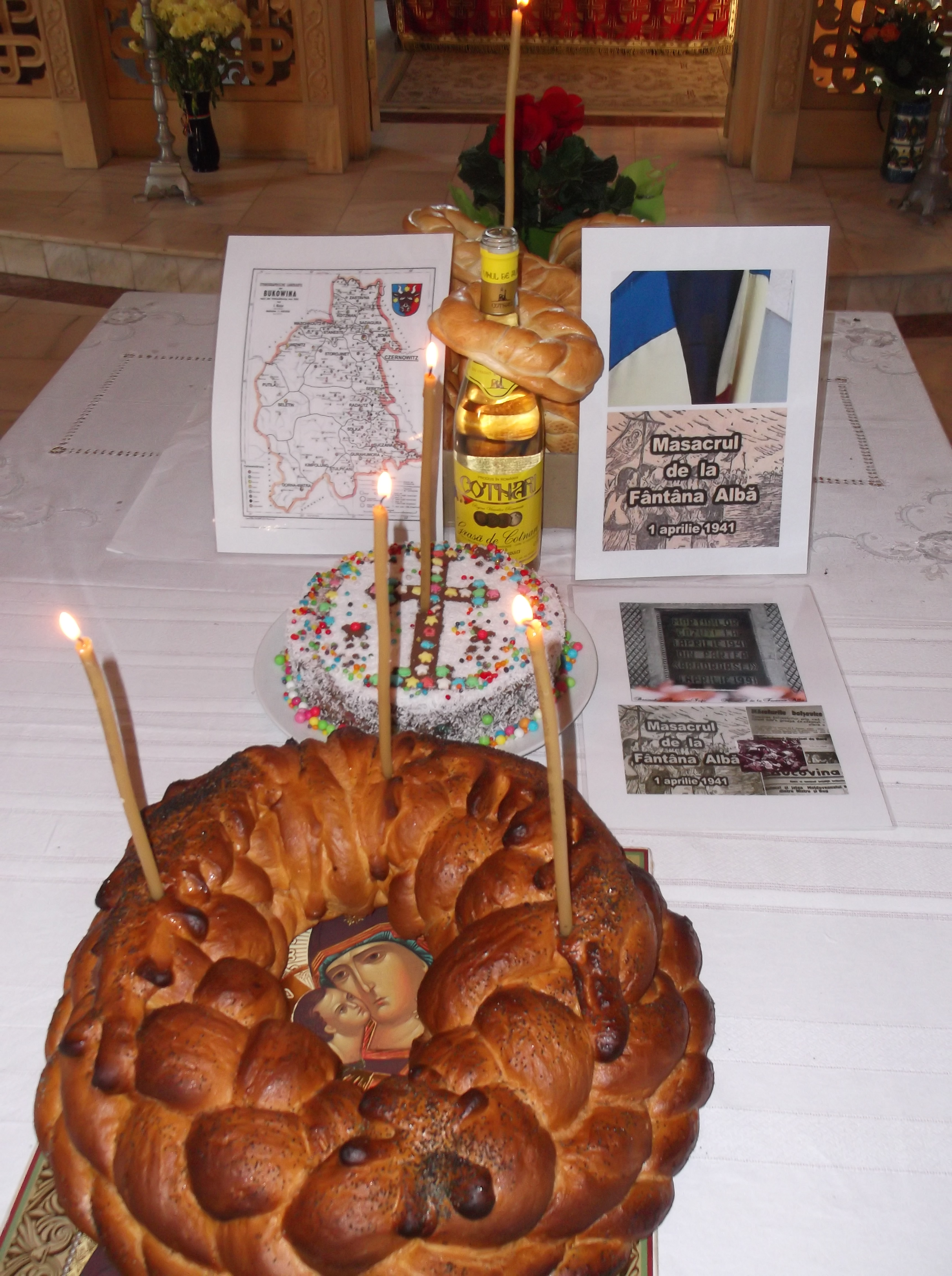 Slujbă de pomenire pentru bucovinenii căzuți la masacrul de la Fântâna Albă, la Seminarul Teologic din Iași