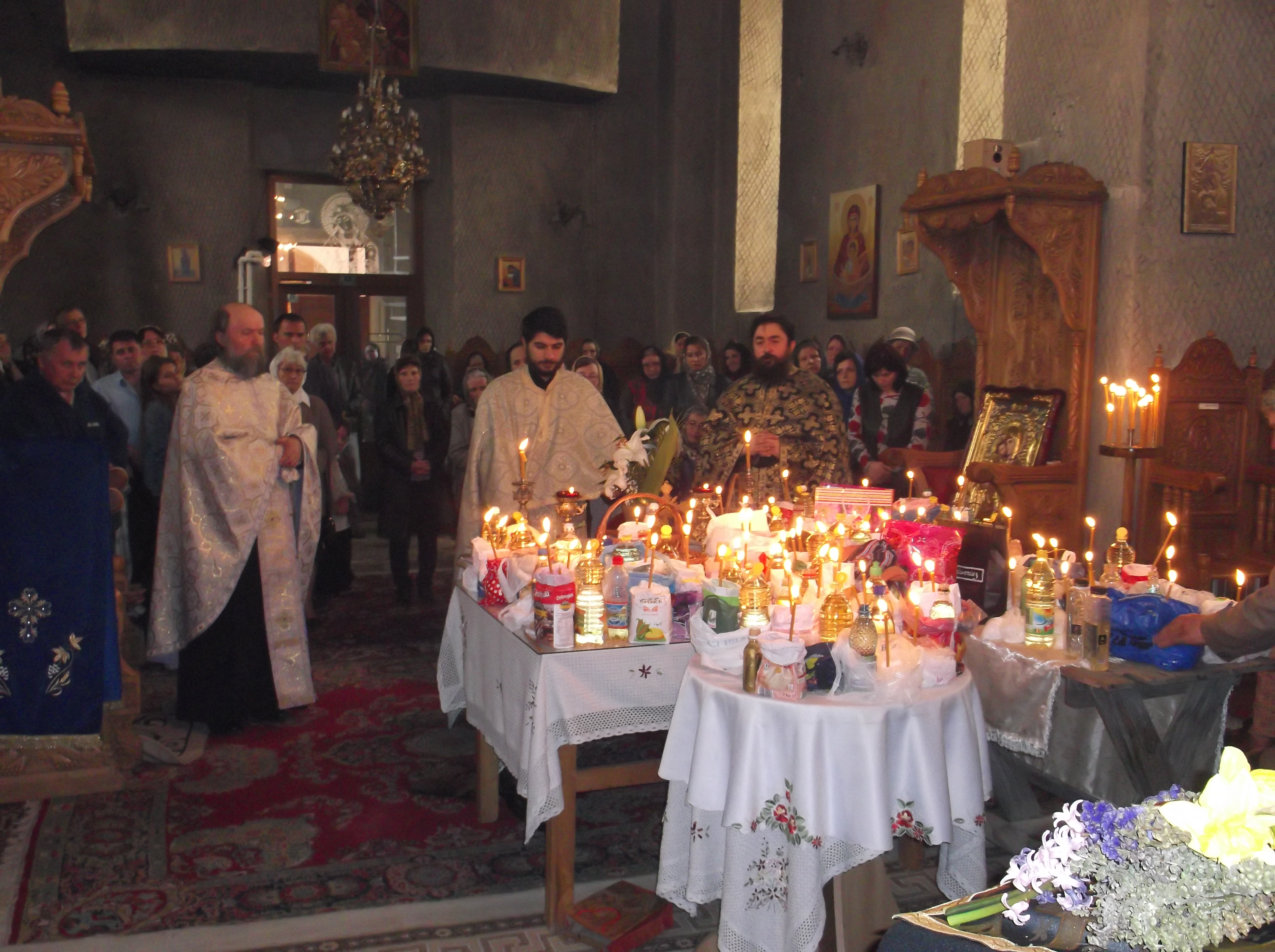Program liturgic specific Postului Mare, în Parohia Breazu