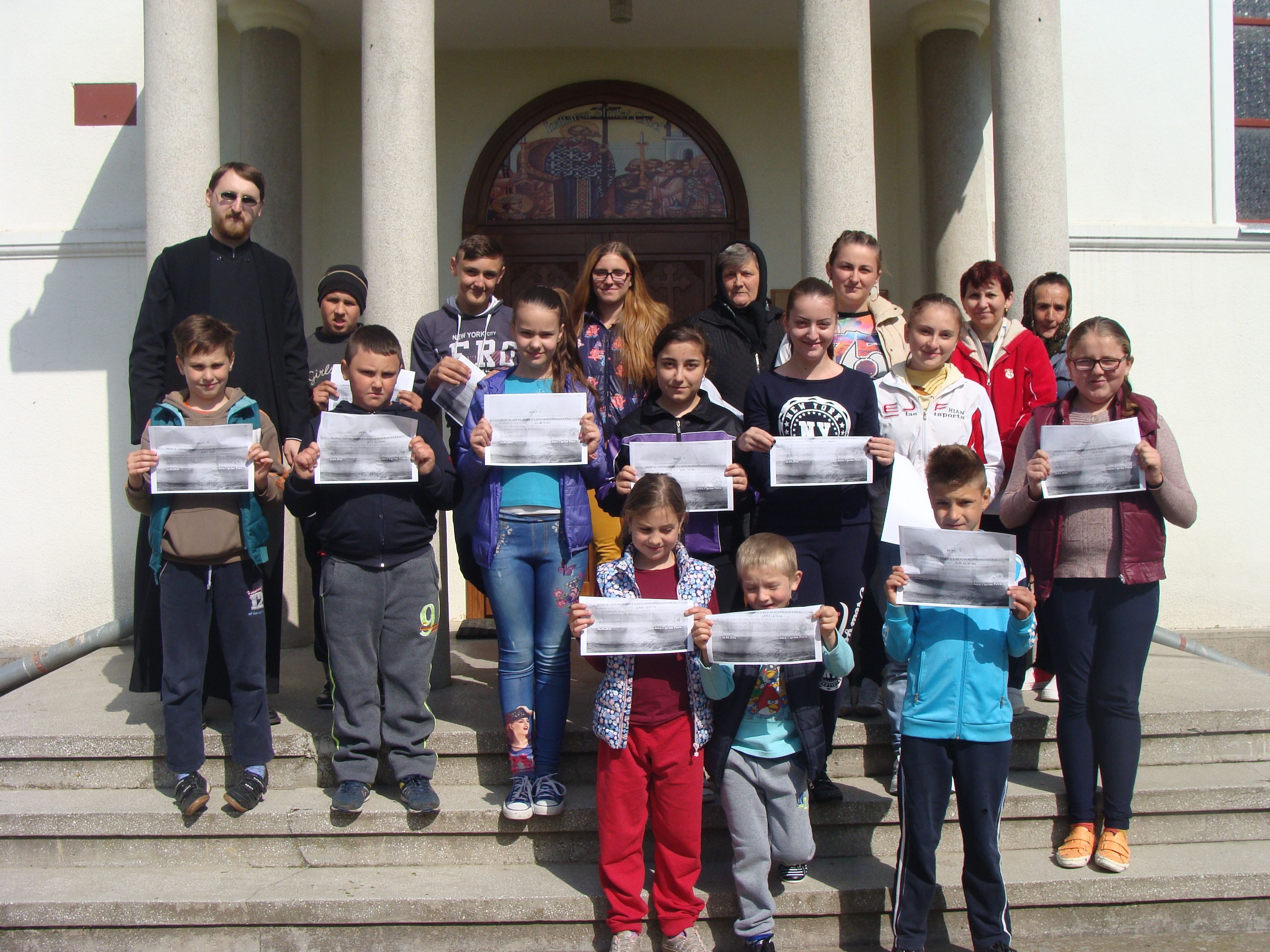 Concursul „Toaca - o chemare la rugăciune”, în localitatea Moţiori din Arad