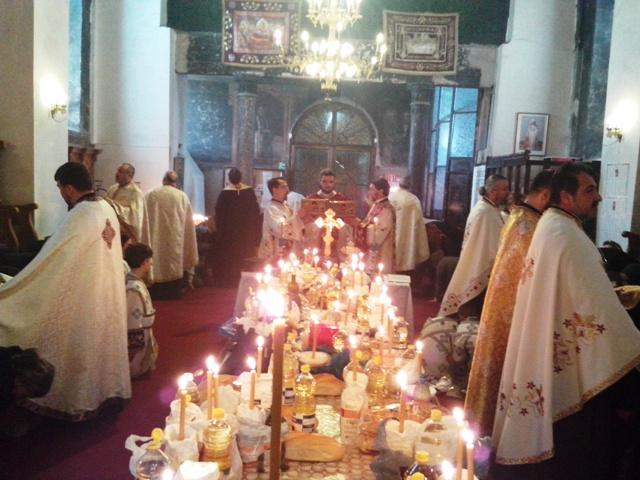 Taina Sfântului Maslu, în Parohia Clejani - Protopopiatul Mihăilești