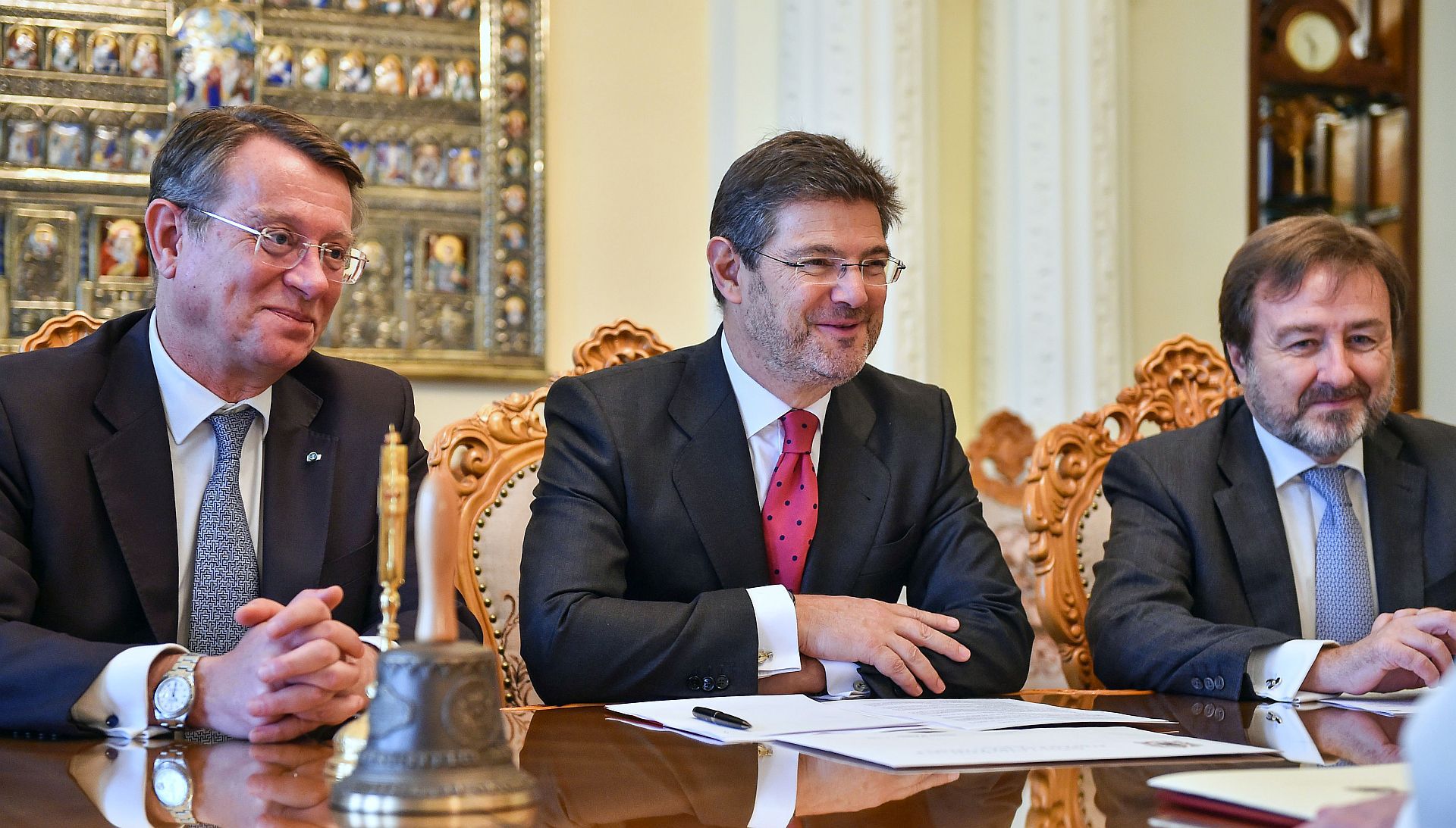 Ministrul Justiţiei din Spania, în vizită la Reşedinţa Patriarhală din Capitală