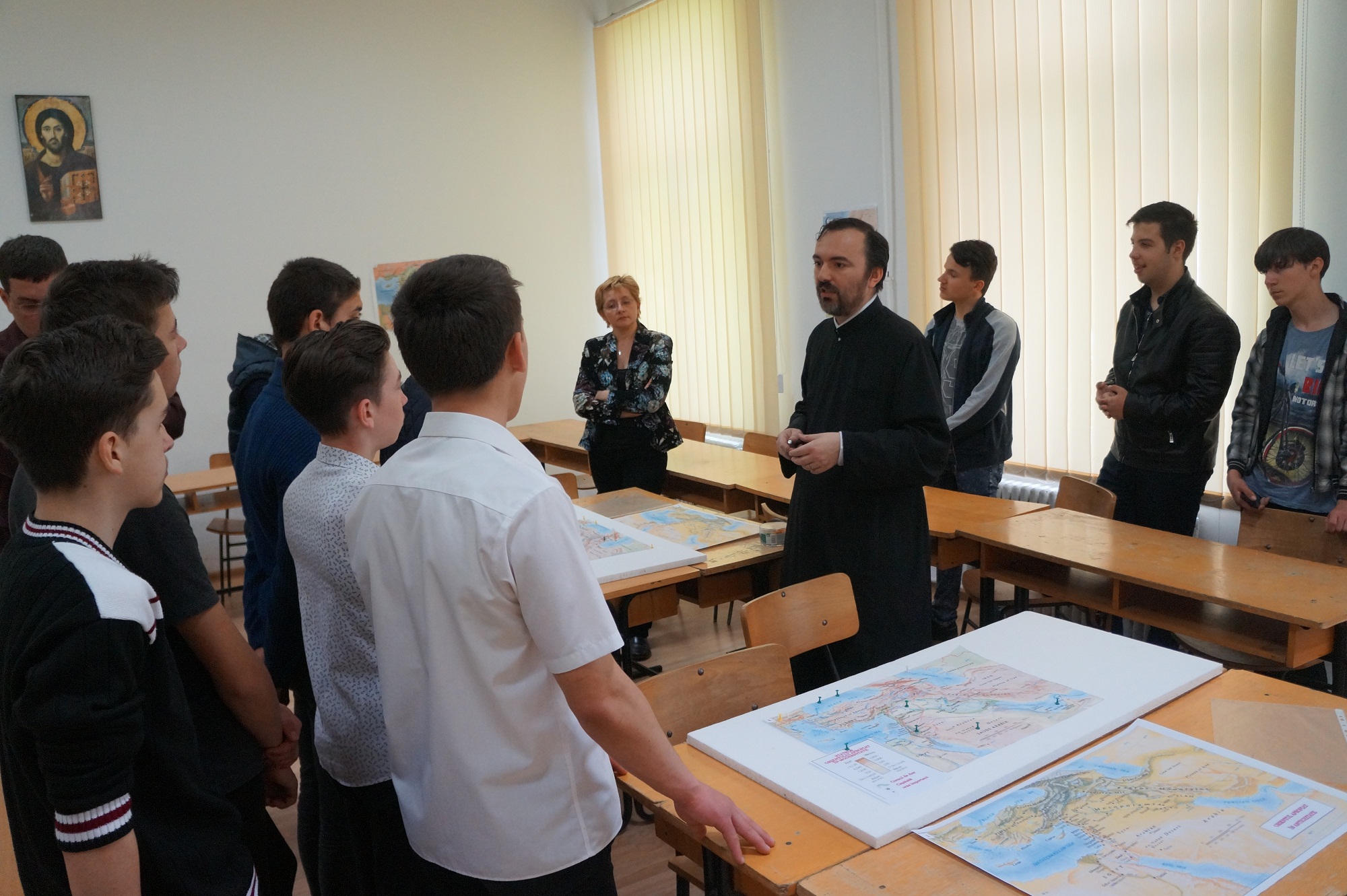 Geografia Țării Sfinte, descoperită liceenilor printr-un workshop organizat la Facultatea de Teologie din Iași