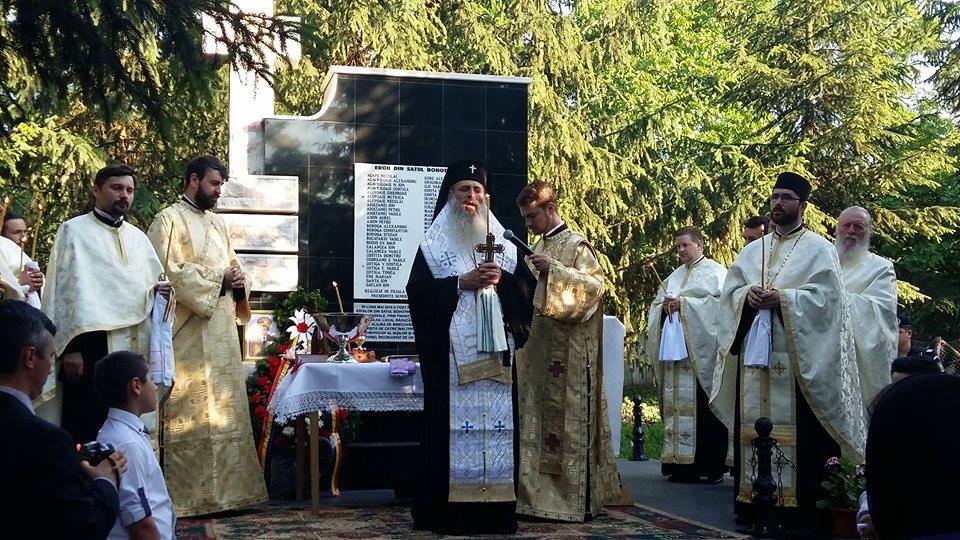 Sfințire de Troiță și Monument dedicate eroilor la Bohotin, Iași