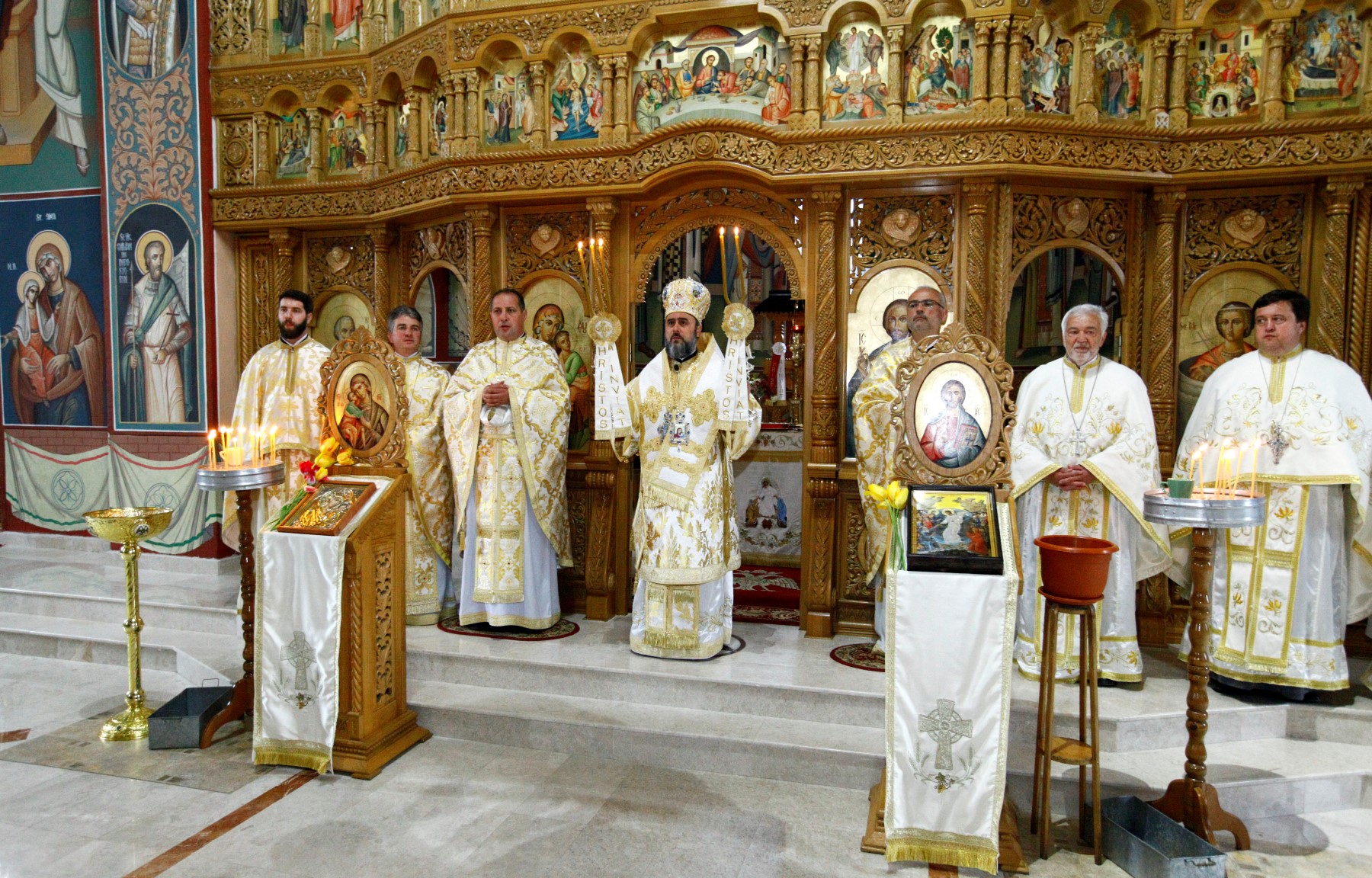 A treia zi de Paști, în Parohia „Sfântul Gheorghe” din Nehoiu