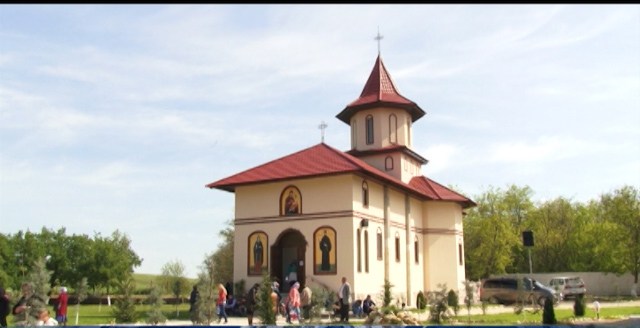 Procesiune de Paşti, la Mănăstiriea de la Gura Dobrogei