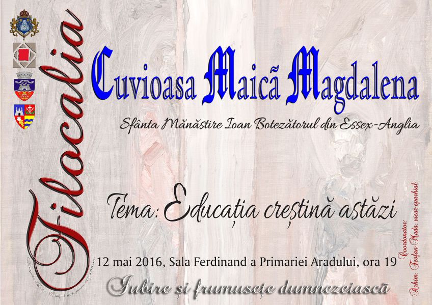 O nouă etapă a manifestărilor „Filocalia”, la Arad