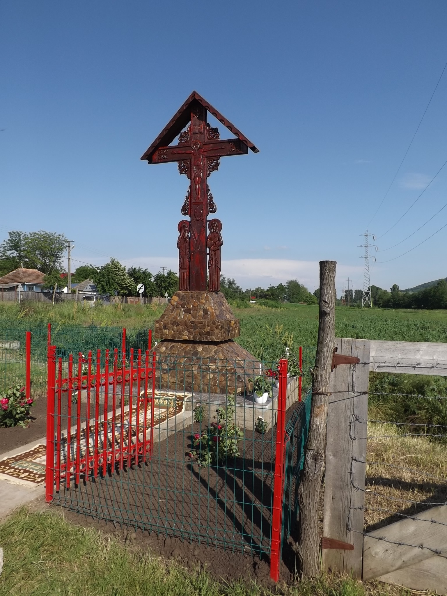 Sfințire de Troiță și Monument dedicate eroilor la Bohotin, Iași