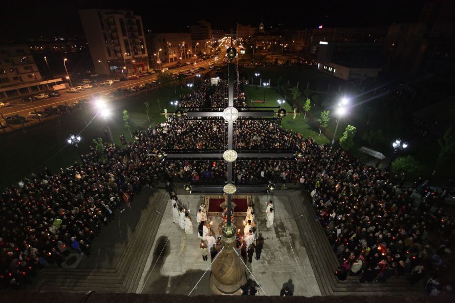 Slujba Învierii, la Catedrala Episcopală din Baia Mare
