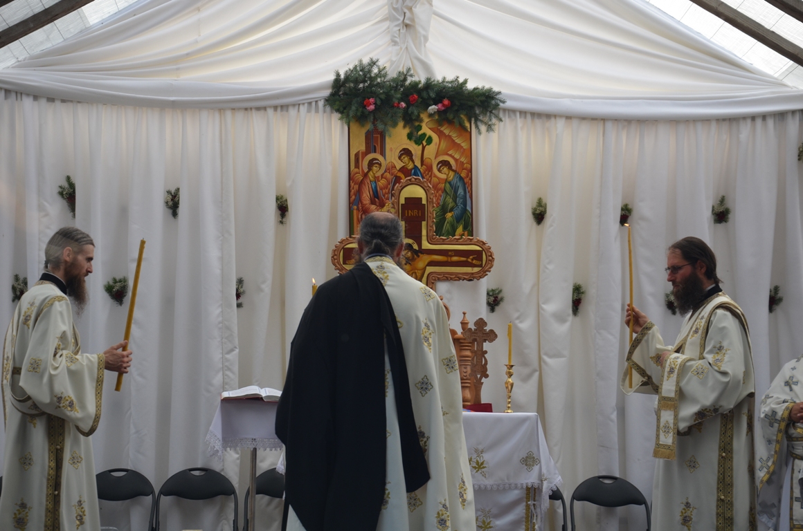 Hram la Mănăstirea Guranda din județul Botoșani