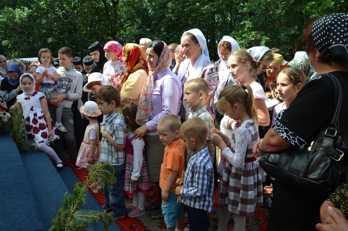 Hram la Mănăstirea Guranda din județul Botoșani