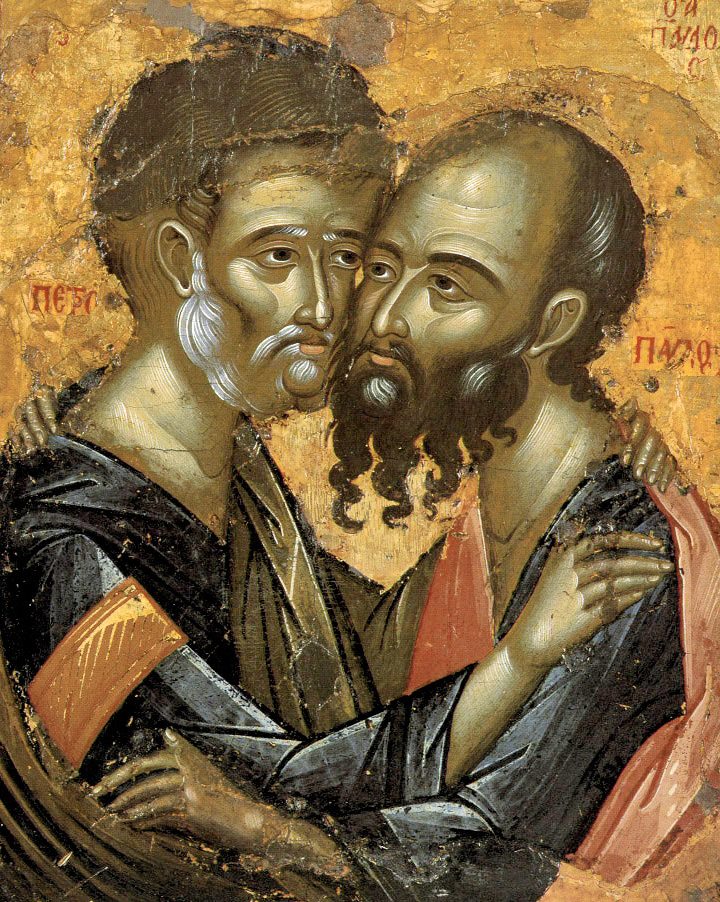 Icoană a Sfinților Apostoli Petru și Pavel