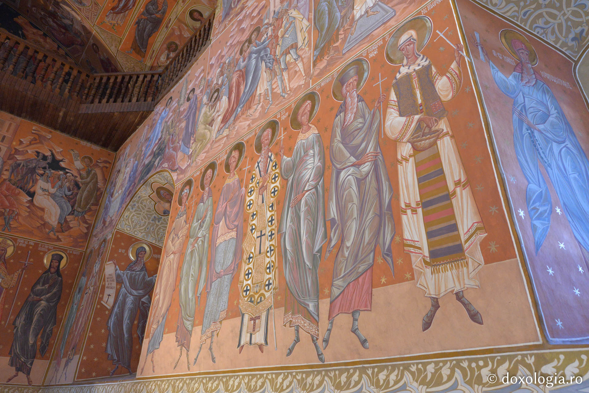 Pictura din biserica Mănăstirii Horaița ‒ o invitație în Cer