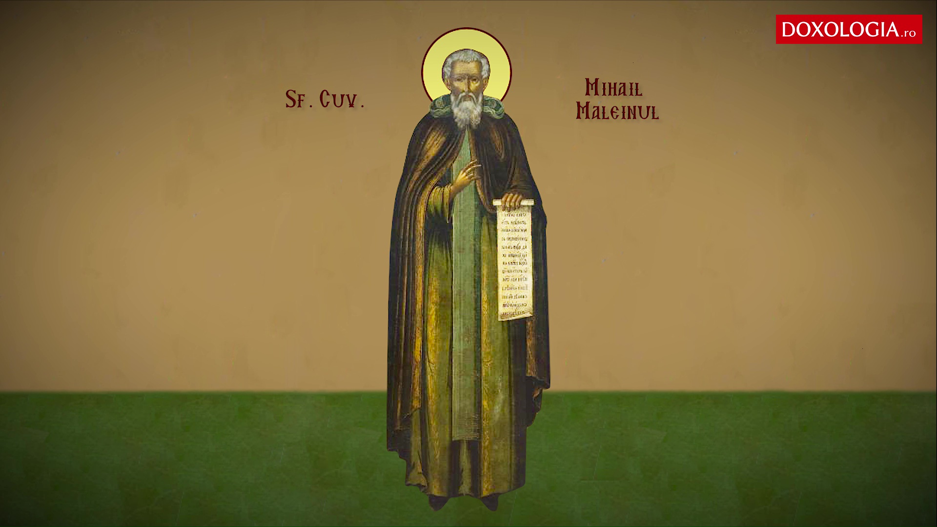 Troparul Sfântului Cuvios Mihail Maleinul