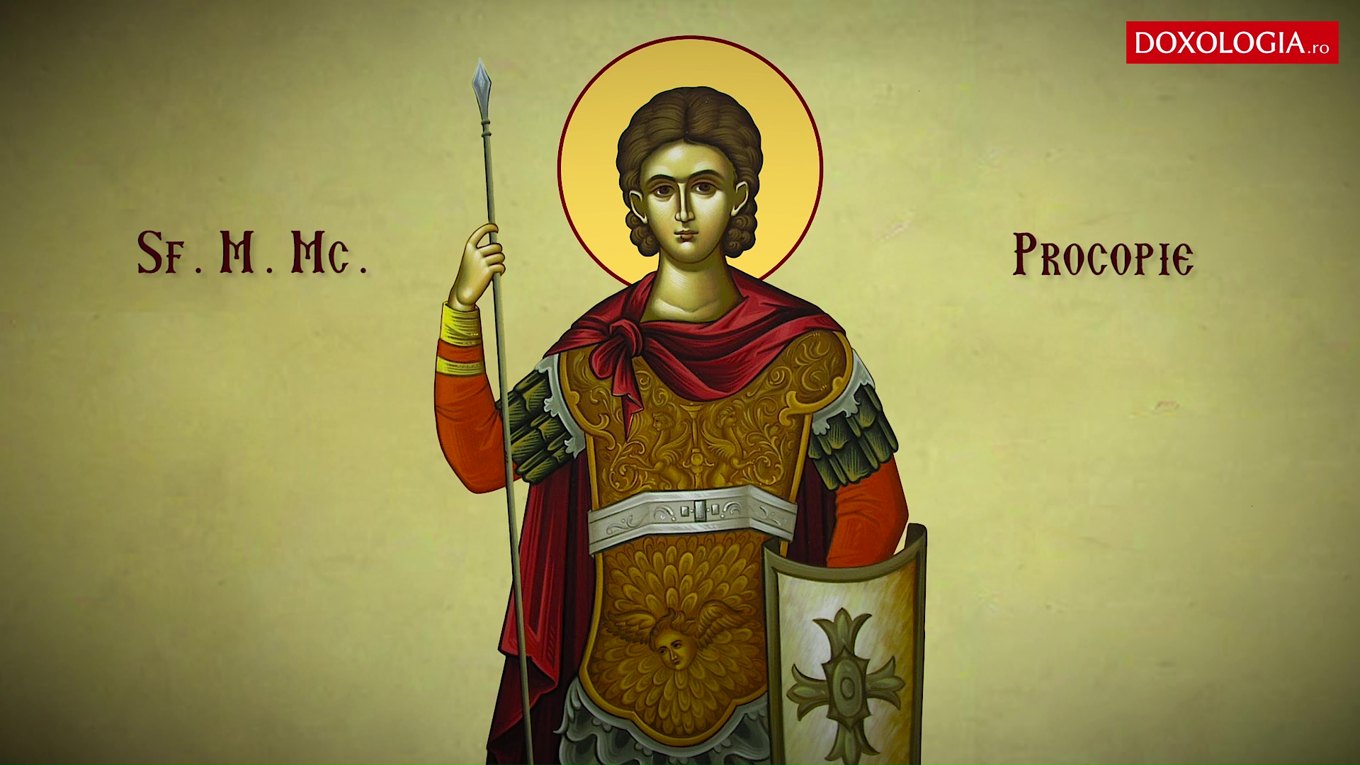 Troparul Sfântului Mare Mucenic Procopie