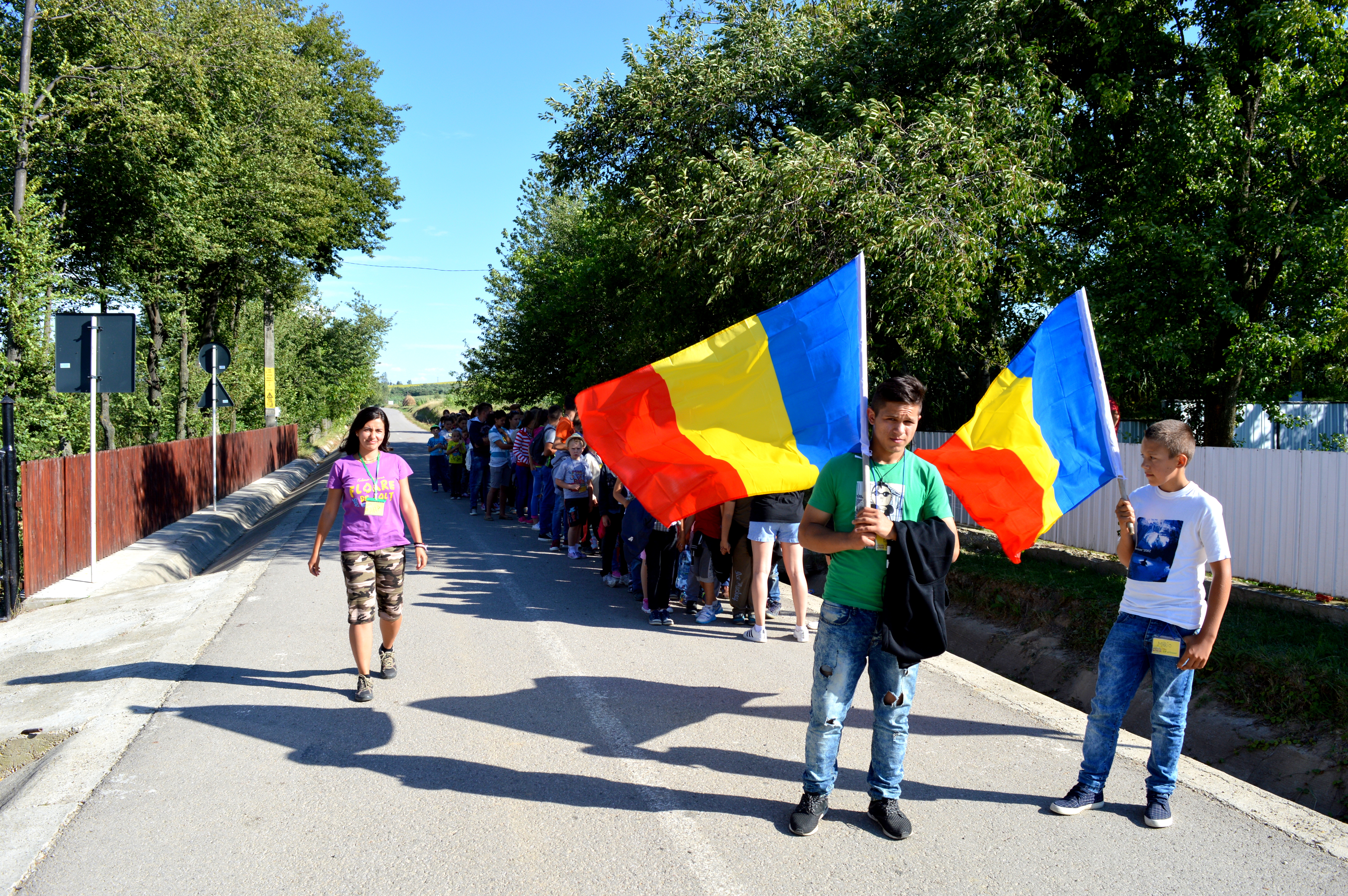 Tabără  de  vară  pentru copiii  și  tinerii  din  satele Baranca, Racovăț și Hilișeu Horia