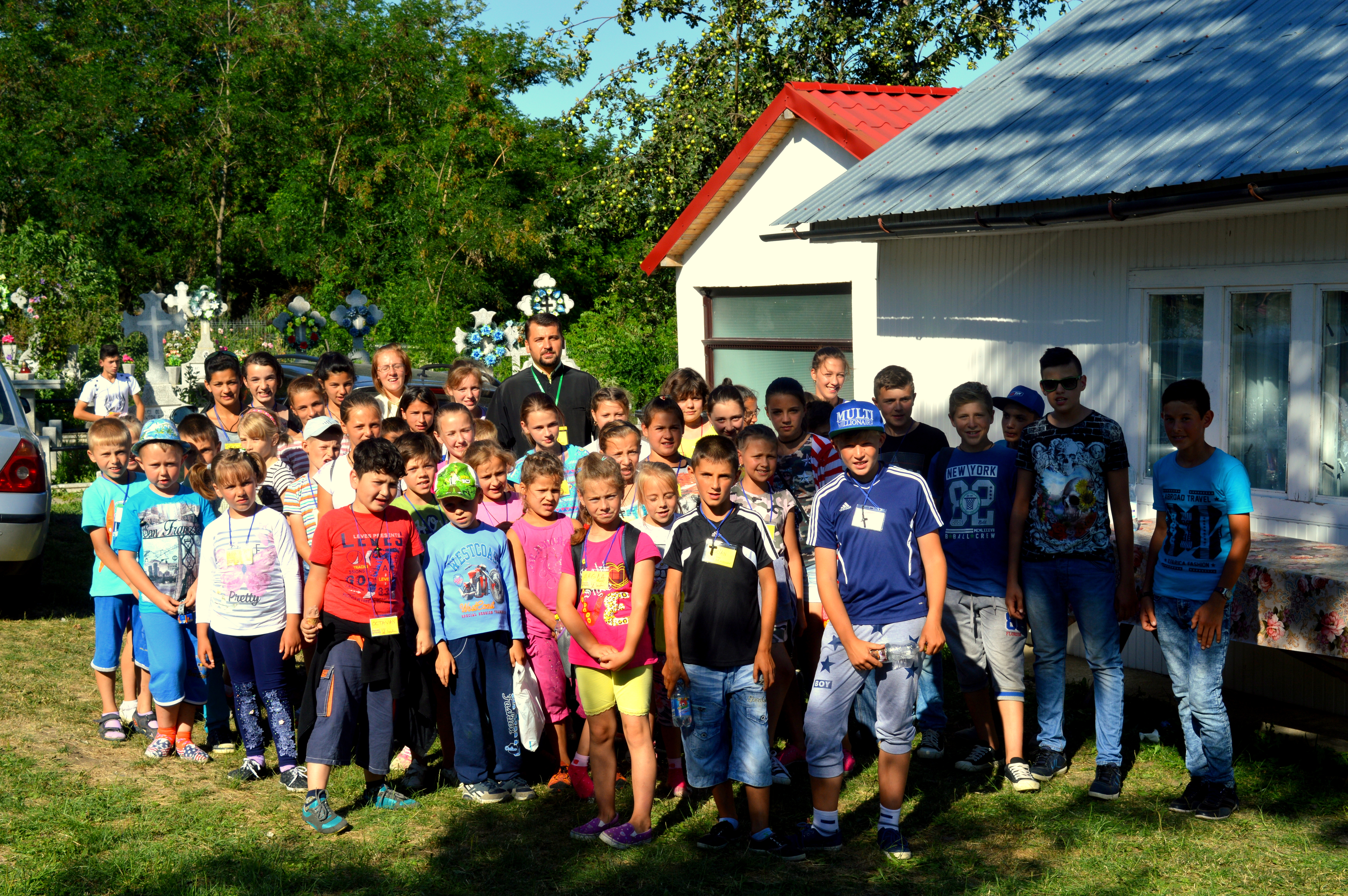 Tabără  de  vară  pentru copiii  și  tinerii  din  satele Baranca, Racovăț și Hilișeu Horia