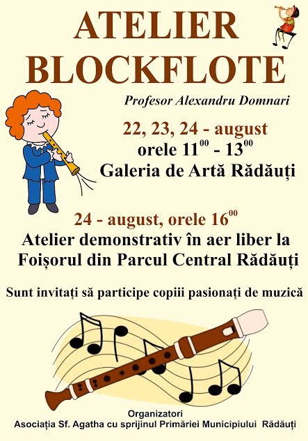 „Atelier blockflote“ la Rădăuţi „Atelier blockflote“ la Rădăuţi
