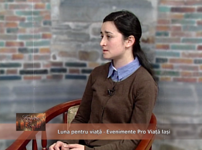 Luna pentru viață - evenimente Pro Viata Iași 2016 - Sorina Nicoleta Hîngănescu